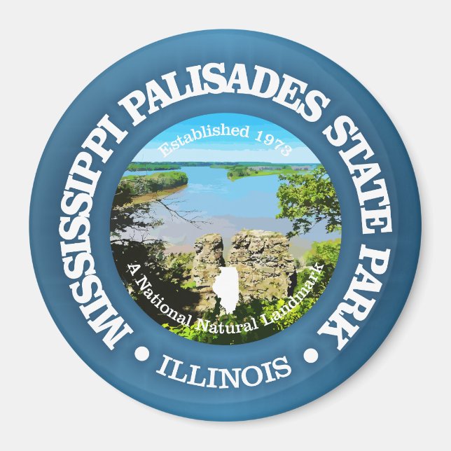 Aimant Palisades du Mississippi SP (Devant)