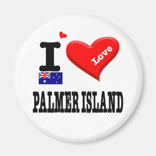 Aimant PALMER ISLAND - I Love