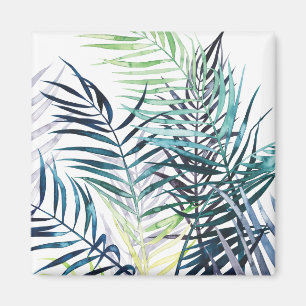 Aimant Palmiers Twilight - Feuilles tropicaux