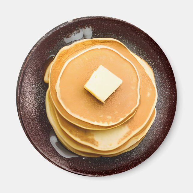 Aimant Pancakes avec Beurre (Devant)