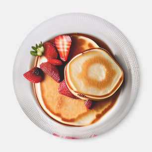 Aimant Pancakes avec fraises