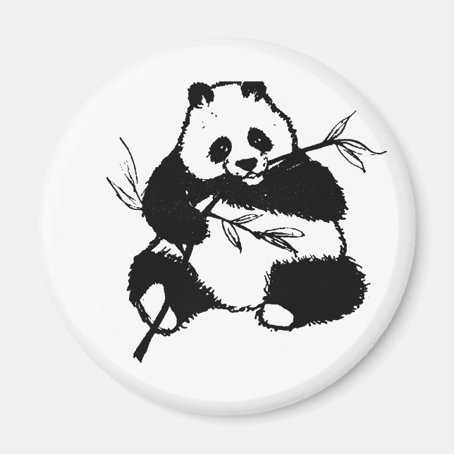 Aimant Panda à mâcher (Devant)