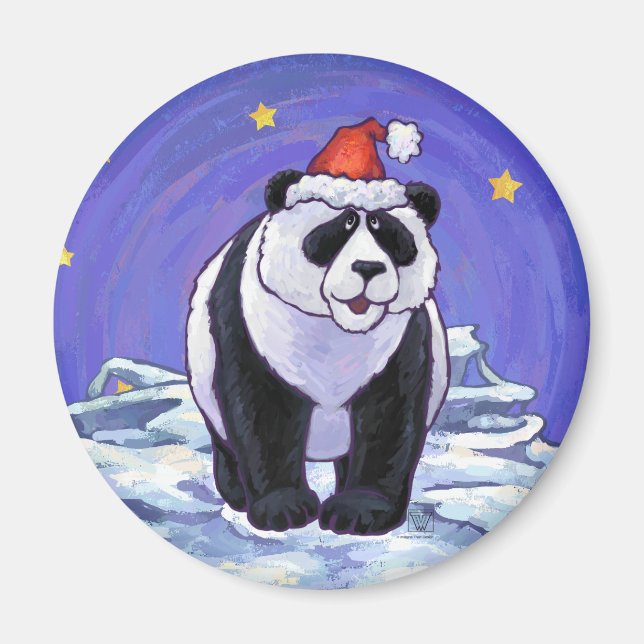 Aimant Panda Bear Noël (Devant)