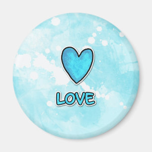 Aimant panda d'amour de paix