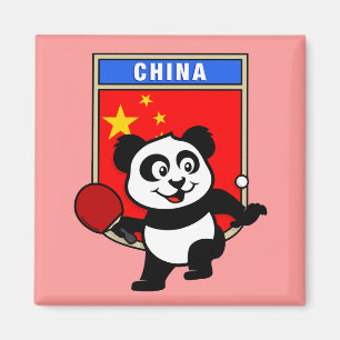Aimant Panda de ping-pong de la Chine