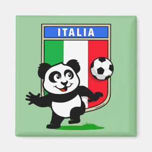 Aimant Panda Italie de football