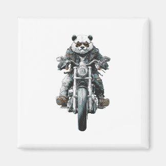 Aimant Panda motard