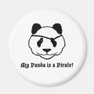 Aimant Panda Pirate