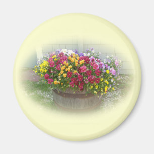 Aimant Panier de fleurs