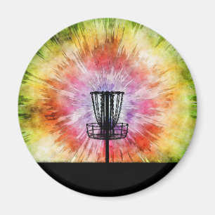 Aimant Panier de golf Tie Dye Disk