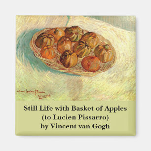 Aimant Panier de pommes à Pissarro par Vincent van Gogh