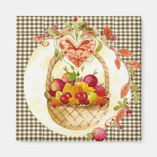 Aimant Panier de récolte de style agricole / Réfrigérateu