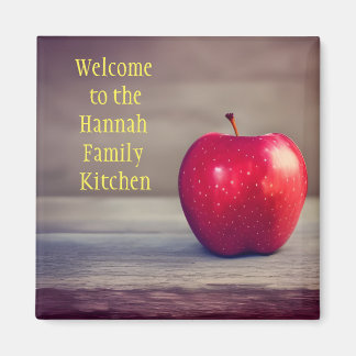 Aimant Panneau cuisine familiale personnalisable