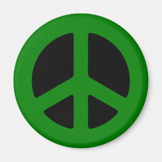 Aimant Panneau de paix vert
