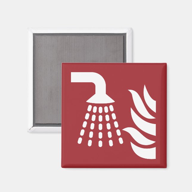 Aimant Panneau de sécurité de l'applicateur de brouillard (Recto/Verso)