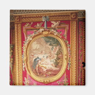 Aimant Panneau de tapisserie représentant Cupid et Psyche