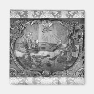 Aimant Panneau d'Overdoor avec le sujet chinois, c.1730