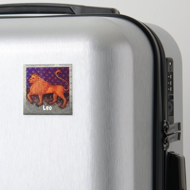 Aimant Panneau Lion Zodiac Lion Horoscope Anniversaire (In Situ (Bagages))