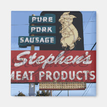 Panneau magnétique vintage Iconique Neon "Stephen'