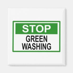 Aimant Panneau Stop au Greenwashing