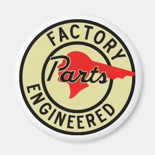 Aimant Panneau vintage Pontiac Factory