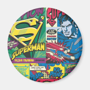 Aimant Panneaux comiques Superman