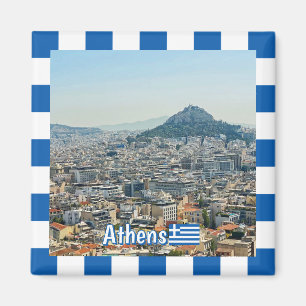 Aimant panorama d'Athènes, voyage