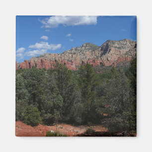 Aimant Panorama des rochers rouges à Sedona Arizona