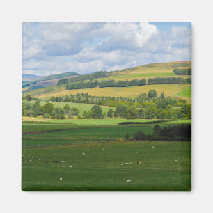 Aimant Panorama of Scottish landscape near Blairgowrie, S