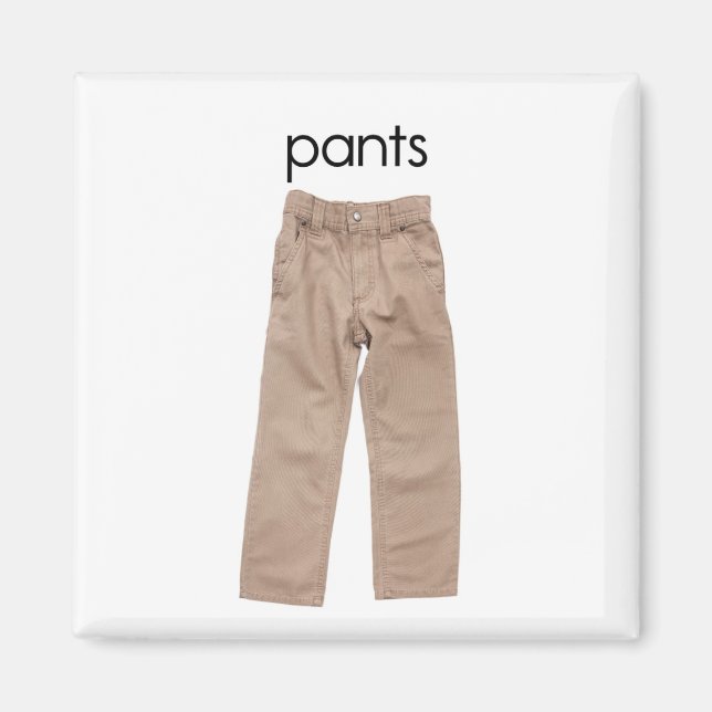 Aimant Pantalon Réfrigérateur (Devant)