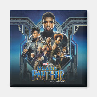 Aimant Panthère noire | Caractères sur Wakanda