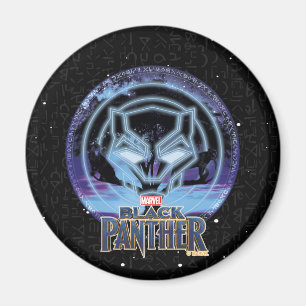 Aimant Panthère noire   Symbole panthère et arbre de Wawa