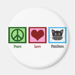 Aimant Panthers Peace Love