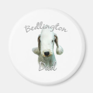 Aimant Papa 2 de Bedlington Terrier