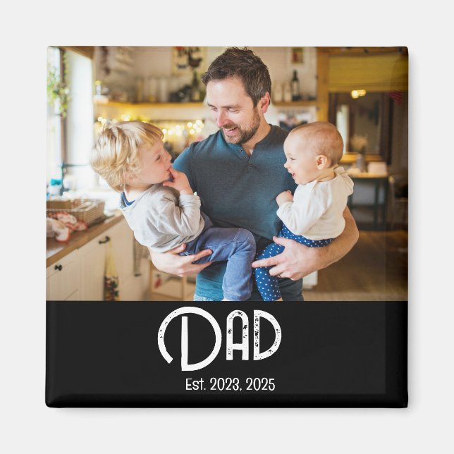 Aimant Papa a établi la fête des pères photo (Devant)