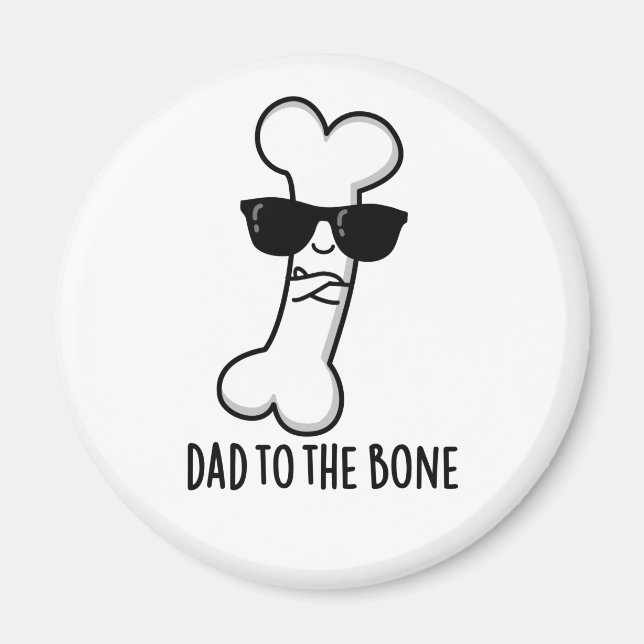 Aimant Papa À L'Os Drôle Anatomie Pun (Devant)