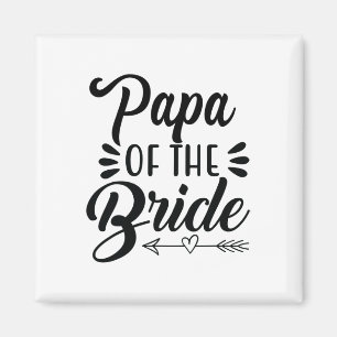 Aimant Papa Du Mariage Mariage Mariage Fête Famille Maria