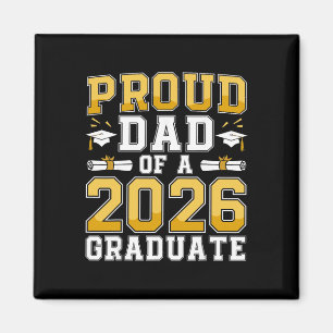 Aimant Papa fier d'un diplômé de la promotion 2026 Senior