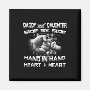 Aimant Papa Fille Fist Bump Correspondance père &# ; s Jo