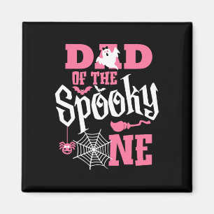 Aimant Papa Halloween 1st Birthday Matching Family Spooky