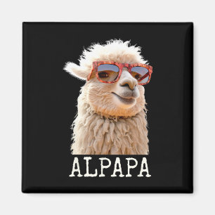 Aimant Papa Lama Alpaca Papa Lama Daddy Mignon Papa Lama