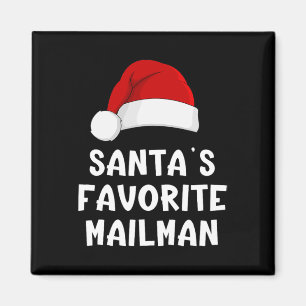 Aimant Papa Noël préféré du facteur drôle de Noël Paja