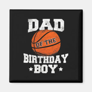 Aimant Papa Of The Birthday Boy Bysketbyll Père Daddy Fu