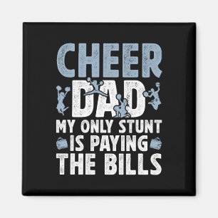 Aimant Papa Pom-Pom Payant Les Factures Papa D'une Cheerl