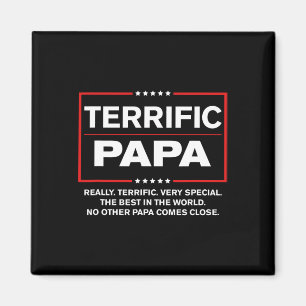 Aimant Papa Terrifique - Drôle Donald Trump Best Papa