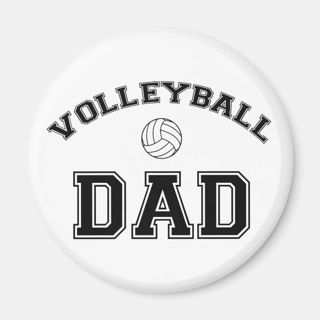 Aimant Papa volley-ball (Devant)