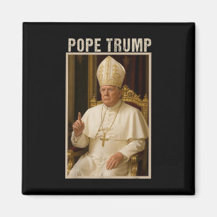Aimant Pape Trump, amusant catholique Trump Tee