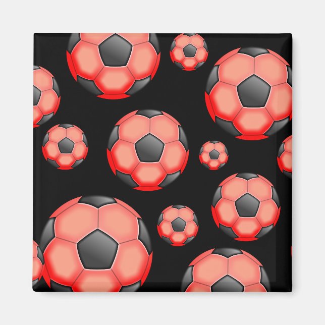Aimant Papier peint de soccer (Devant)