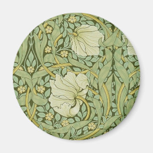 Aimant Papier peint floral bleu Pimpernel de William Morr