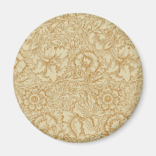 Aimant Papier peint floral Poppy de William Morris